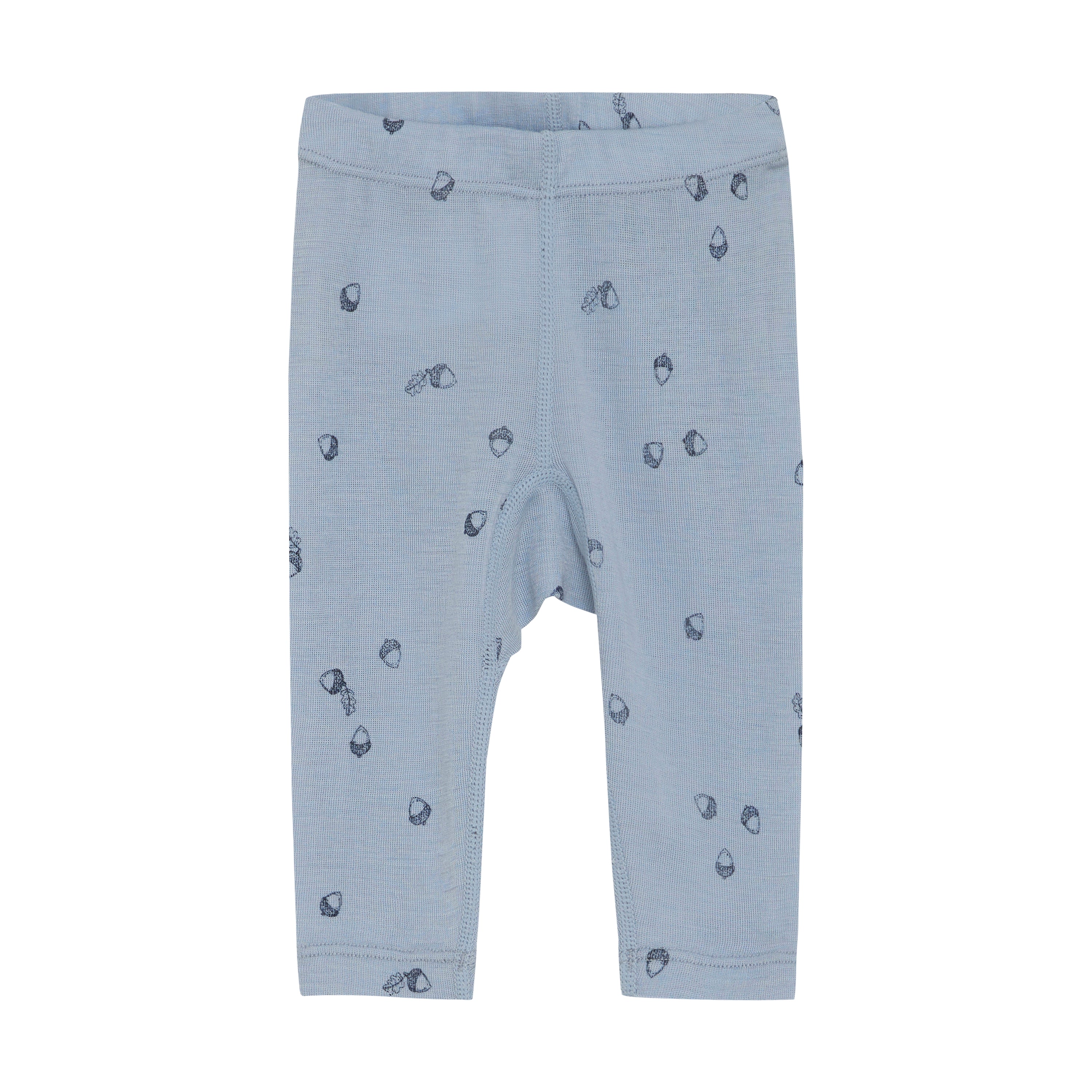 Fixoni Woll-Seide Leggings -  Blue Fog