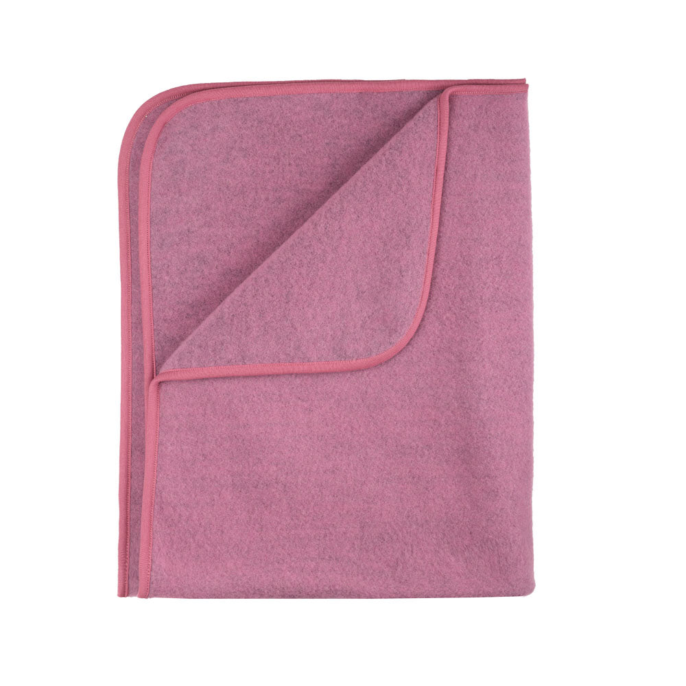 PurePure Wollfleece Decke 100x75 cm - pink