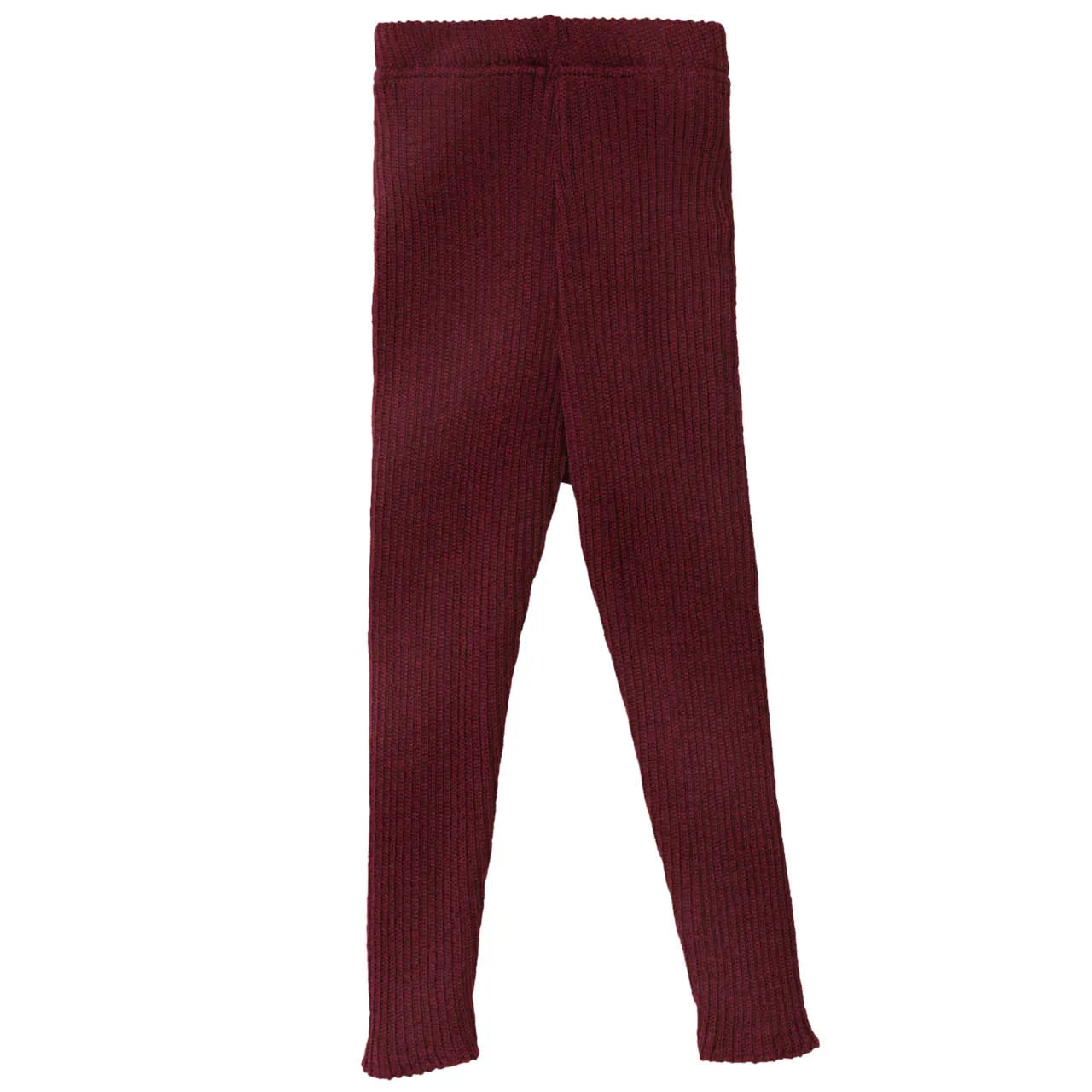 Disana Strick-Leggings - Cassis